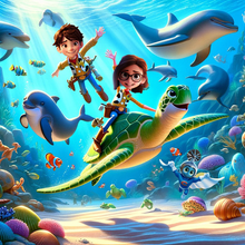 Load image into Gallery viewer, #19 THE AMAZING ADVENTURES OF COOLIGLO: THE OCEAN ODYSSEY