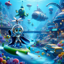Load image into Gallery viewer, #19 THE AMAZING ADVENTURES OF COOLIGLO: THE OCEAN ODYSSEY