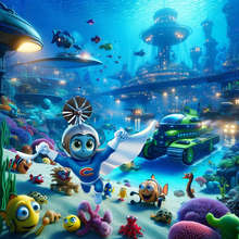 Load image into Gallery viewer, #19 THE AMAZING ADVENTURES OF COOLIGLO: THE OCEAN ODYSSEY