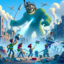 Load image into Gallery viewer, #23 THE AMAZING ADVENTURES OF COOLIGLO: THE BATTLE FOR CLEAN SKIES