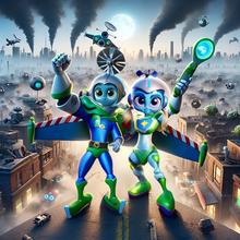 Load image into Gallery viewer, #23 THE AMAZING ADVENTURES OF COOLIGLO: THE BATTLE FOR CLEAN SKIES