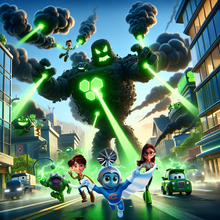 Load image into Gallery viewer, #14 THE AMAZING ADVENTURES OF COOLIGLO: THE CARBON CRUSHERS