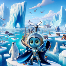 Load image into Gallery viewer, #18 THE AMAZING ADVENTURES OF COOLIGLO: THE ICEBERG INVASION