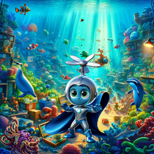 Load image into Gallery viewer, #3. THE AMAZING ADVENTURES OF COOLIGLO: THE UNDERSEA RESCUE