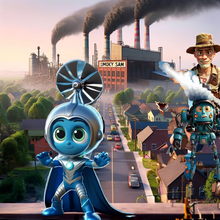 Load image into Gallery viewer, #6. THE AMAZING ADVENTURES OF COOLIGLO: SMOKY SAM MOVES IN