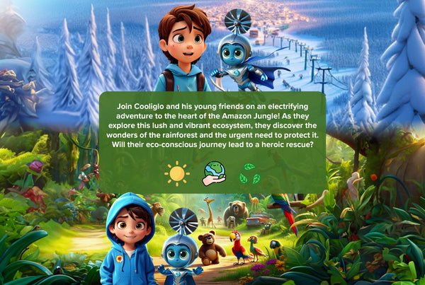 #1. THE AMAZING ADVENTURES OF COOLIGLO:  A JOURNEY TO  THE ARCTIC AND THE AMAZON JUNGLE